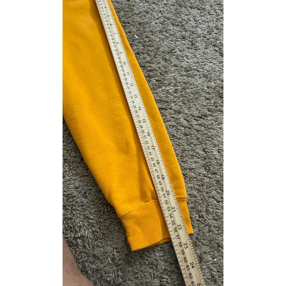 Golden State Warriors Vintage Rare Colorblock Hoodie Mens L Navy Yellow kk11 - Picture 4 of 7